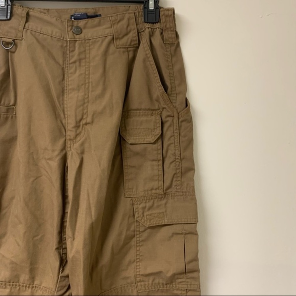 5.11 Tactical Cargo Workwear Pants Brown Size 30x32 - Picture 3 of 8